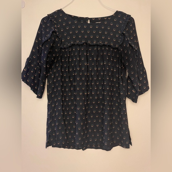 TWO LOFT Blouses / White floral and Blue Floral XS - Picture 7 of 11